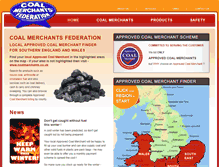 Tablet Screenshot of coalmerchantsfederation.co.uk